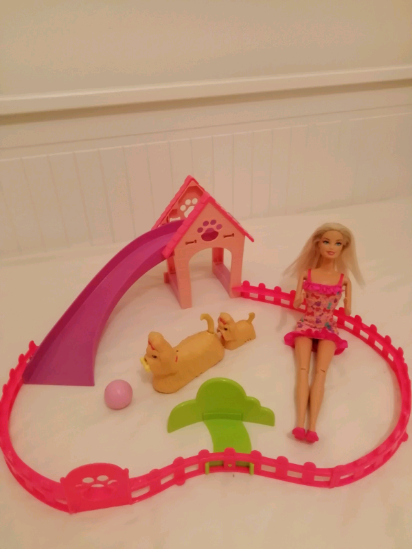 barbie puppy play park